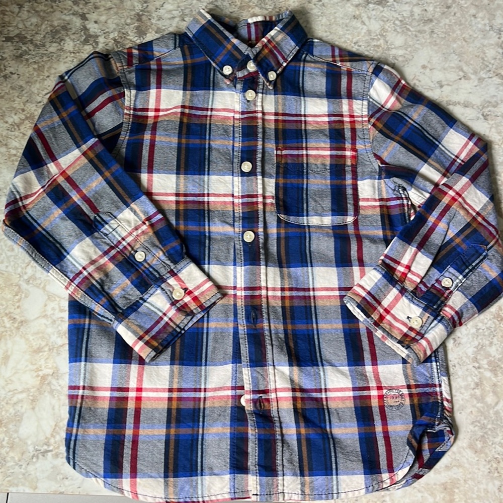 Boys Button Down, Size 4-5